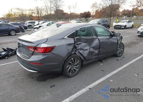 2022 Honda Insight Touring from USA, damaged, VIN 19XZE4F95NE015033